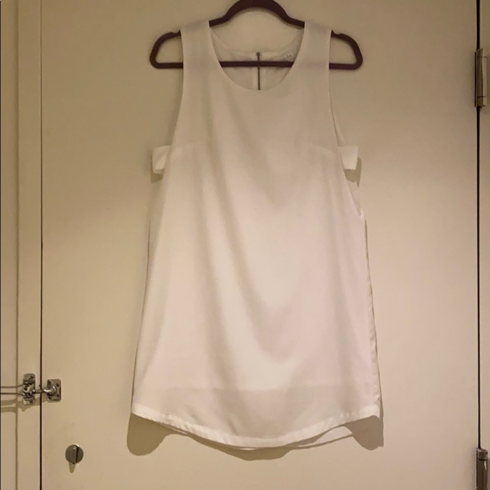 White tank dress